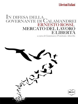 cover image of In difesa della governante di Calamandrei